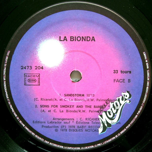 La Bionda - La Bionda (LP, Album, Gat) - Image 4