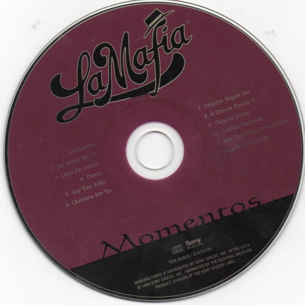 La Mafia - Momentos (CD, Album) - Image 4