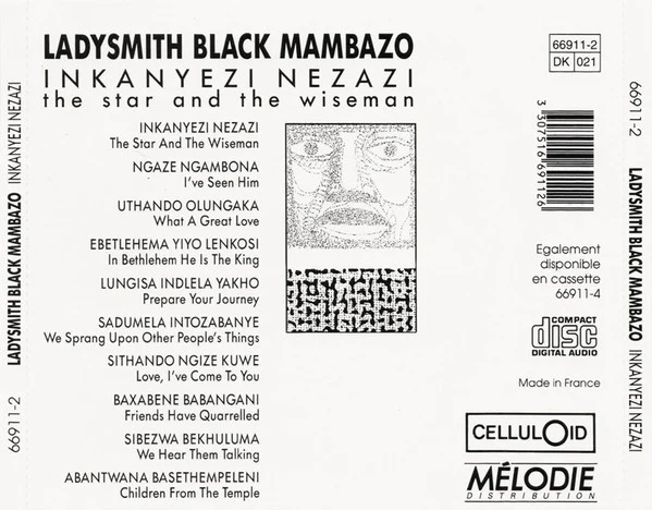 Ladysmith Black Mambazo - Inkanyezi Nezazi - The Star And The Wiseman (CD, Album) - Image 2