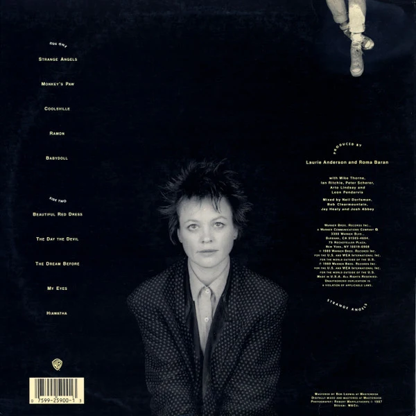 Laurie Anderson - Strange Angels (LP, Album) - Image 2