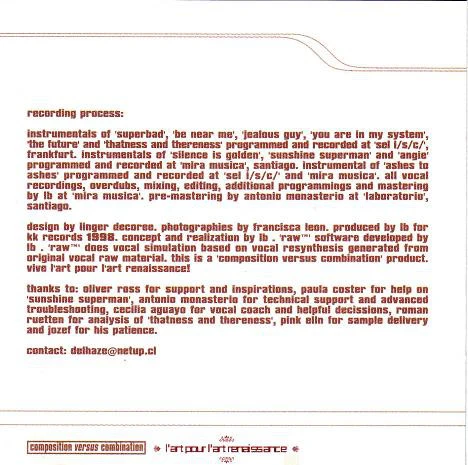 LB* - Pop Artificielle (CD, Album) - Image 3