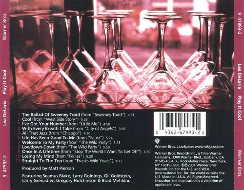 Lea DeLaria - Play It Cool (CD, Album) - Image 2