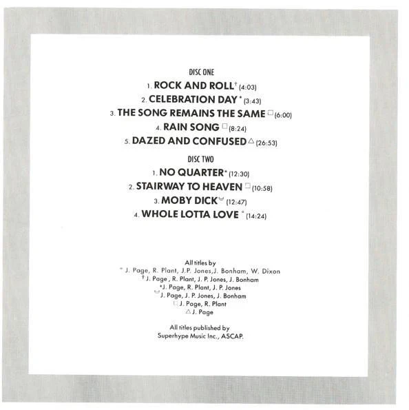 Led Zeppelin - The Soundtrack From The Film The Song Remains The Same (2xCD, Album, RE) - Image 3