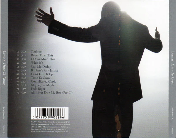 Lemar - Time To Grow (CD, Album) - Image 2