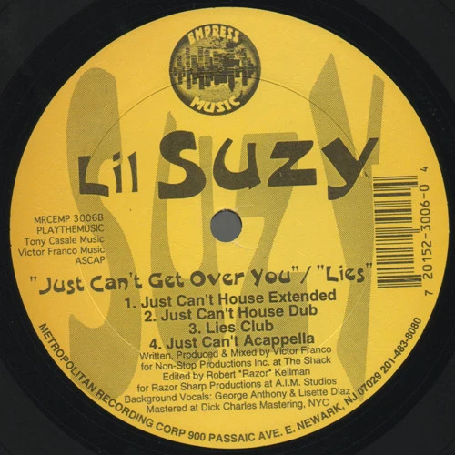 Lil Suzy - Just Can't Get Over You / Lies (12") - Image 2