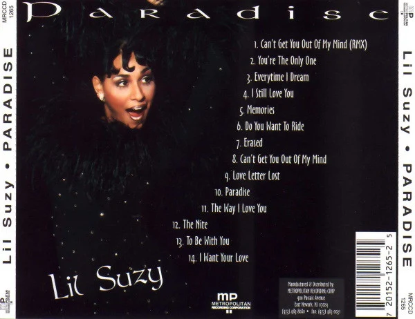 Lil Suzy - Paradise (CD, Album) - Image 2