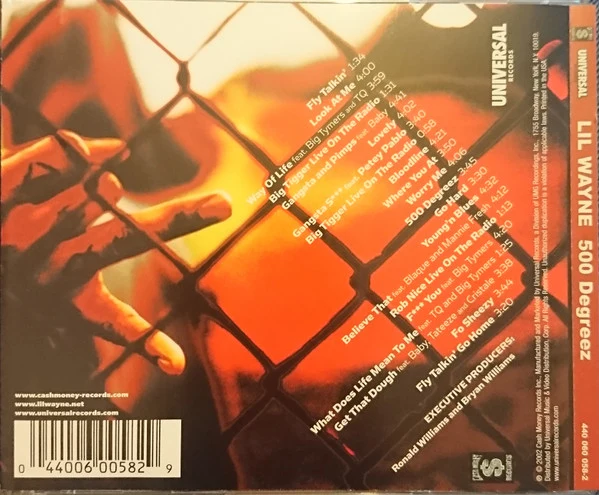 Lil Wayne - 500 Degreez (CD, Album) - Image 2