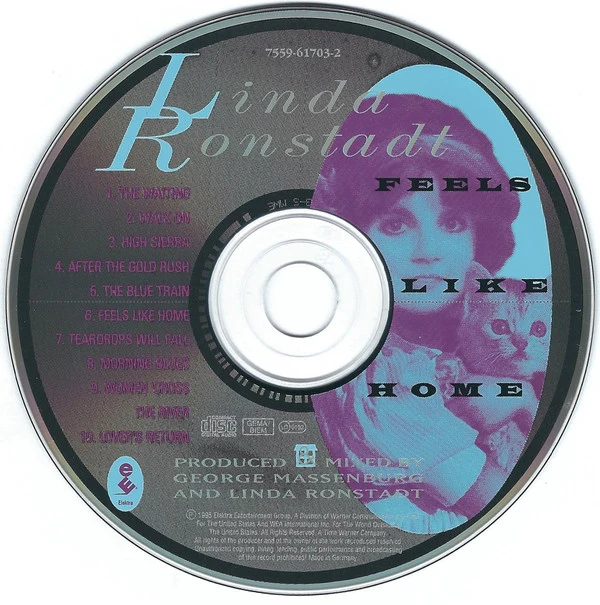 Linda Ronstadt - Feels Like Home (CD, Album) - Image 3