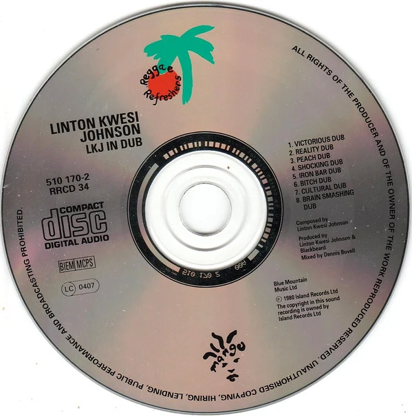 Linton Kwesi Johnson - LKJ In Dub (CD, Album, RE) - Image 4