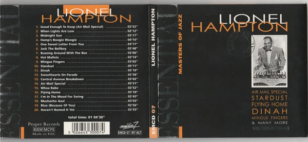 Lionel Hampton - Lionel Hampton (CD, Comp) - Image 4