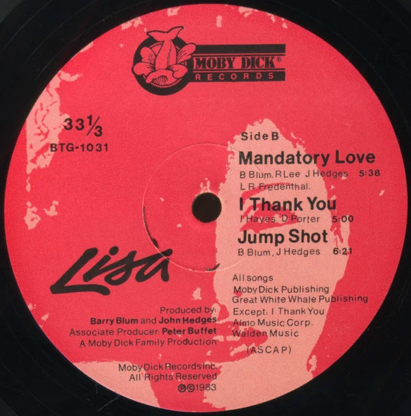 Lisa  - Lisa (LP, Album) - Image 4