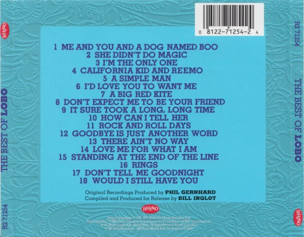 Lobo (3) - The Best Of (CD, Comp, RE) - Image 2