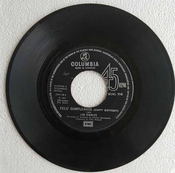 Los Diablos  - Oh Julie ( Oh Oh July )  (7") - Image 2