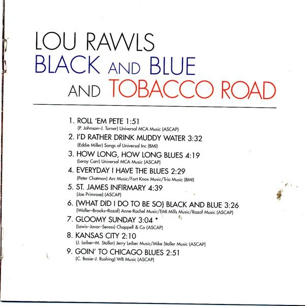 Lou Rawls - Black And Blue And Tobacco Road (CD, Comp, RM) - Image 4