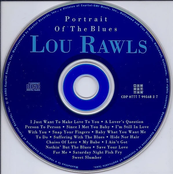 Lou Rawls - Portrait Of The Blues (CD, Album) - Image 3