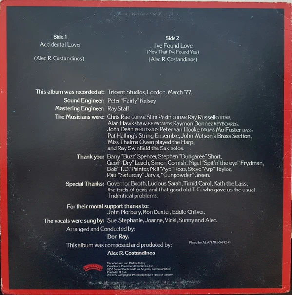 Love & Kisses - Love And Kisses (LP, Album, Pit) - Image 3
