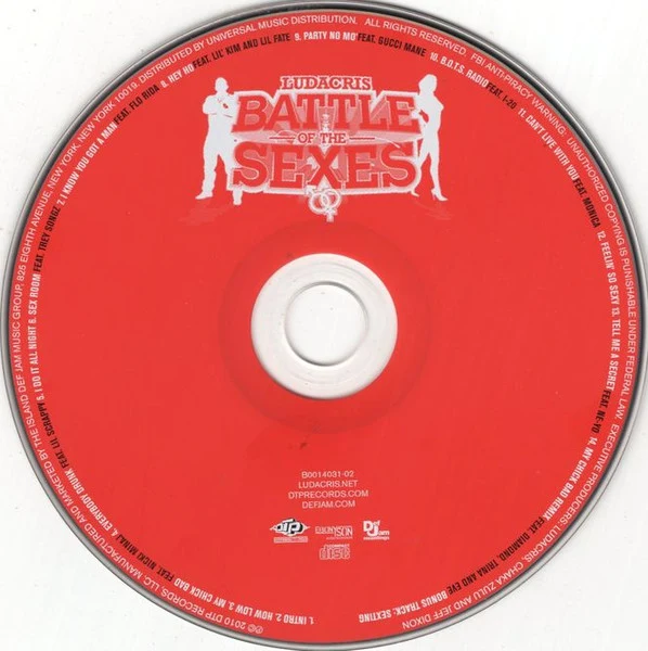 Ludacris - Battle Of The Sexes (CD, Album, Cle) - Image 3