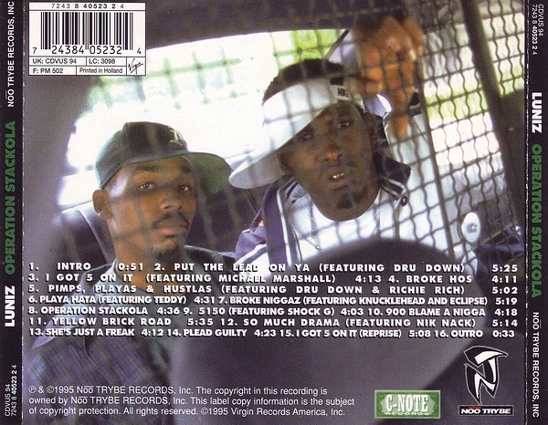 Luniz - Operation Stackola (CD, Album) - Image 2