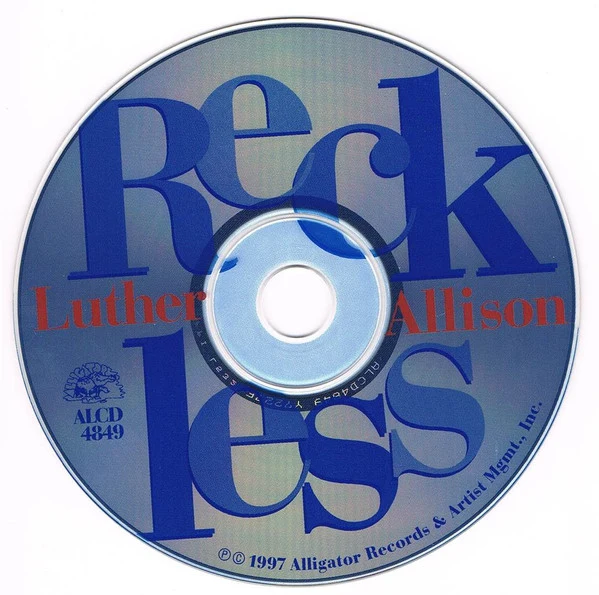 Luther Allison - Reckless (CD, Album) - Image 3