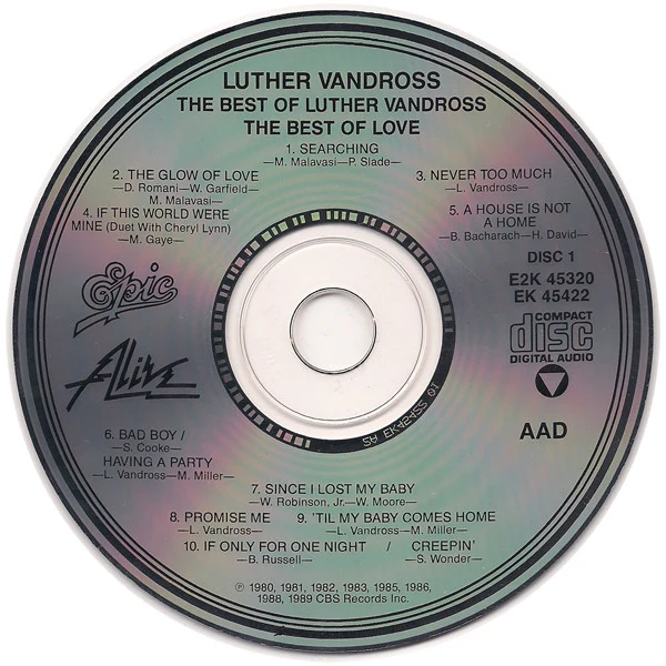 Luther Vandross - The Best Of Luther Vandross...The Best Of Love (2xCD, Album, Comp, RM) - Image 3