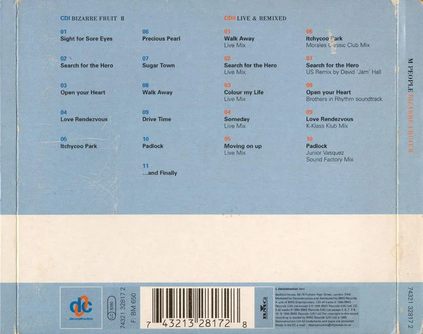 M People - Bizarre Fruit II (2xCD, Album, Comp, RE) - Image 2