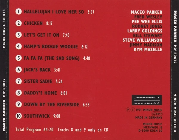 Maceo Parker - Mo' Roots (CD, Album) - Image 2
