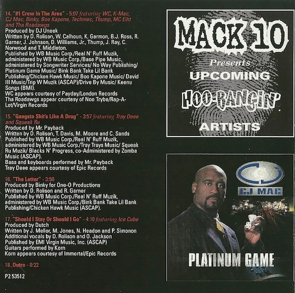Mack 10 - The Recipe (CD, Album) - Image 4