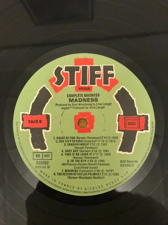 Madness - Complete Madness (LP, Comp) - Image 4