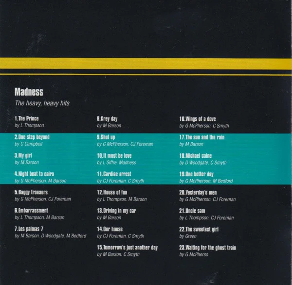 Madness - The Heavy Heavy Hits (CD, Comp) - Image 4