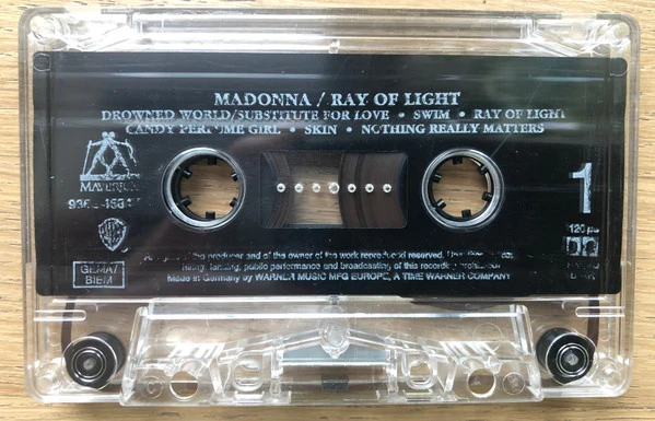 Madonna - Ray Of Light (Cass, Album) - Image 5
