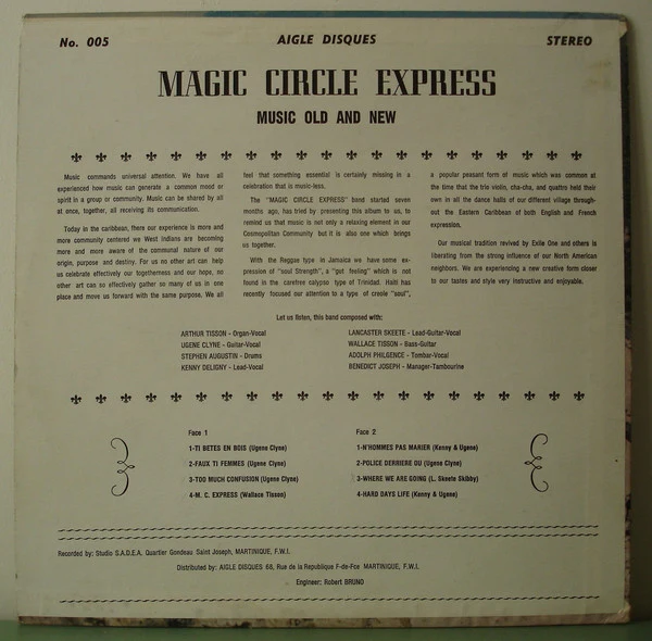 Magic Circle Express - Music Old And New (LP, Album) - Image 2