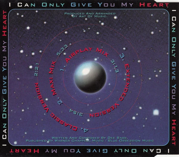 Major T. - I Can Only Give You My Heart (CD, Maxi) - Image 3