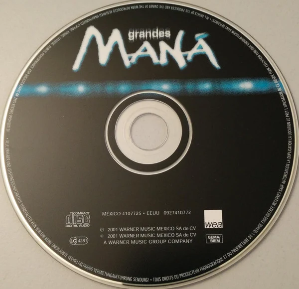 Maná - Grandes (CD, Comp) - Image 3