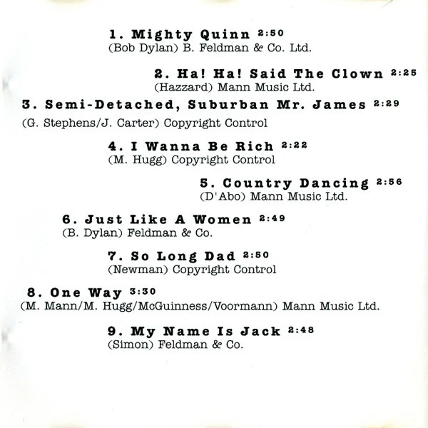 Manfred Mann - The Greatest Hits (CD, Comp) - Image 5