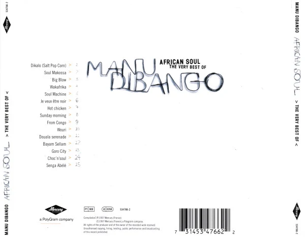 Manu Dibango - African Soul > The Very Best Of < (CD, Comp) - Image 2