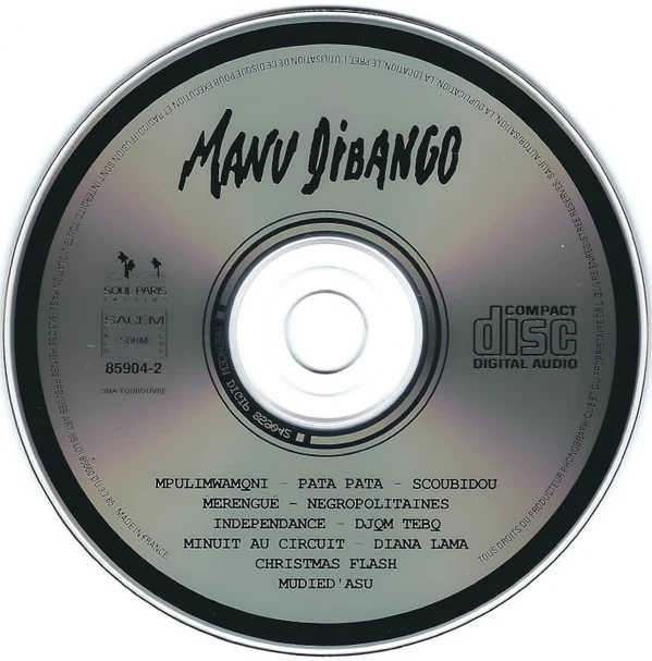 Manu Dibango - Négropolitaines Vol 1 (CD, Album) - Image 3