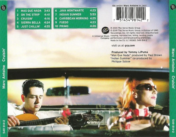 Marc Antoine - Cruisin' (CD, Album) - Image 2