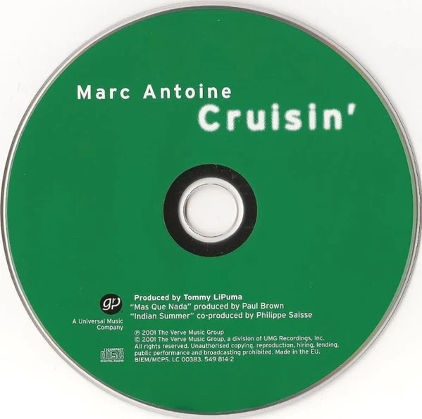 Marc Antoine - Cruisin' (CD, Album) - Image 3