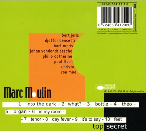Marc Moulin - Top Secret (CD, Album) - Image 2