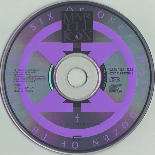 Marillion - 1982-1992 - A Singles Collection (CD, Comp) - Image 3