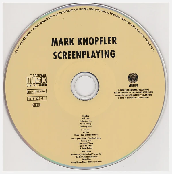 Mark Knopfler - Screenplaying (CD, Comp, RE) - Image 3