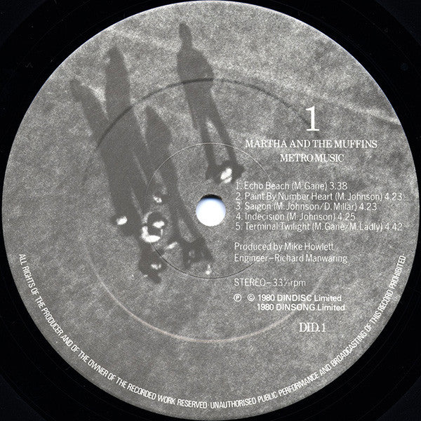 Martha And The Muffins - Metro Music (LP, Album) - Image 3