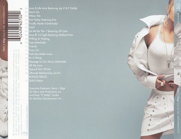 Mary J. Blige - Love & Life (CD, Album) - Image 2