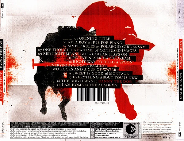 Massive Attack - Danny The Dog (Original Motion Picture Soundtrack) (CD, Album, Copy Prot.) - Image 2