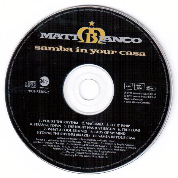 Matt Bianco - Samba In Your Casa (CD, Album) - Image 5