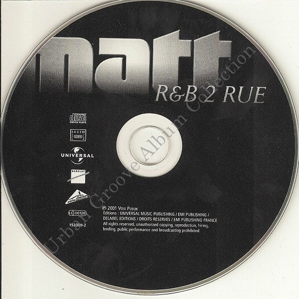 Matt - R&B 2 Rue (CD, Album) - Image 3