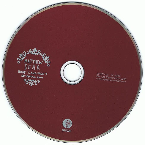 Matthew Dear - Body Language Vol. 7 (CD, Mixed) - Image 5