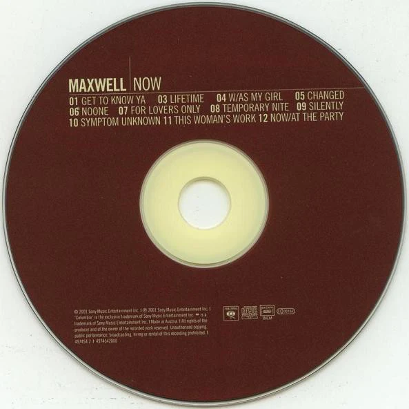 Maxwell - Now (CD, Album) - Image 3