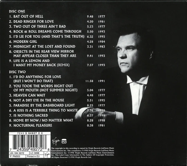 Meat Loaf - The Very Best Of Meat Loaf (2xCD, Comp) - Image 2