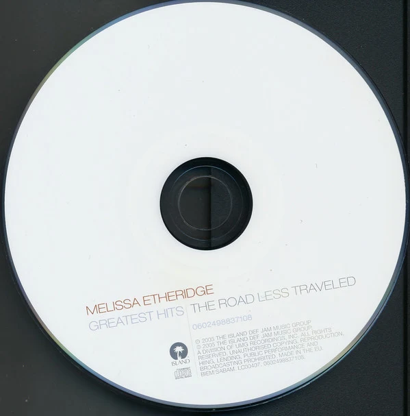 Melissa Etheridge - Greatest Hits | The Road Less Traveled (CD, Comp) - Image 3